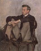 Frederic Bazille Portrait of Renoir oil on canvas